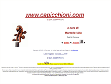 Tablet Screenshot of capicchioni.com